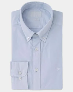 Homme Hackett London Chemises^Chemise Slim Fit Oxford bleu ciel