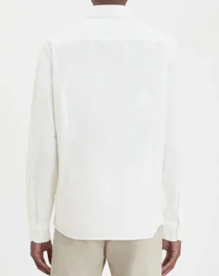 Chemise Slim Fit Oxford blanche-Hackett London Discount