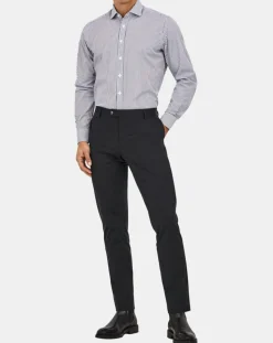 Chemise Slim Fit rayée bleue-Hackett London Sale