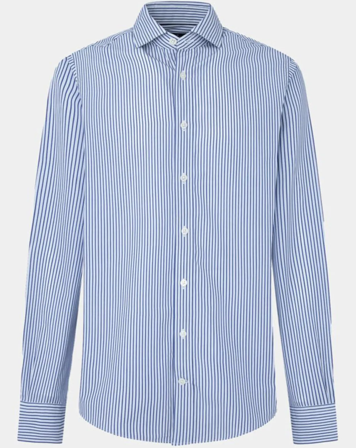 Chemise Slim Fit rayée bleue-Hackett London Sale