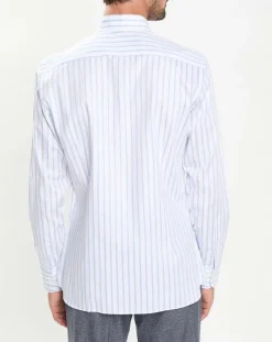 Chemise Slim Fit Smart à rayures bleu/blanc-Hackett London Online