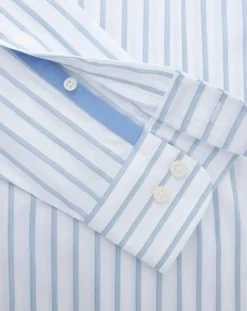 Chemise Slim Fit Smart à rayures bleu/blanc-Hackett London Online