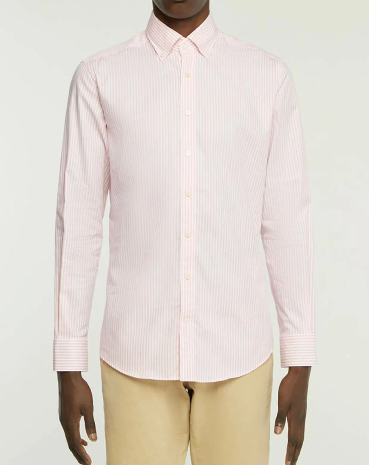 Homme Hackett London Chemises^Chemise Slim Fit Strip Bat à rayures rose