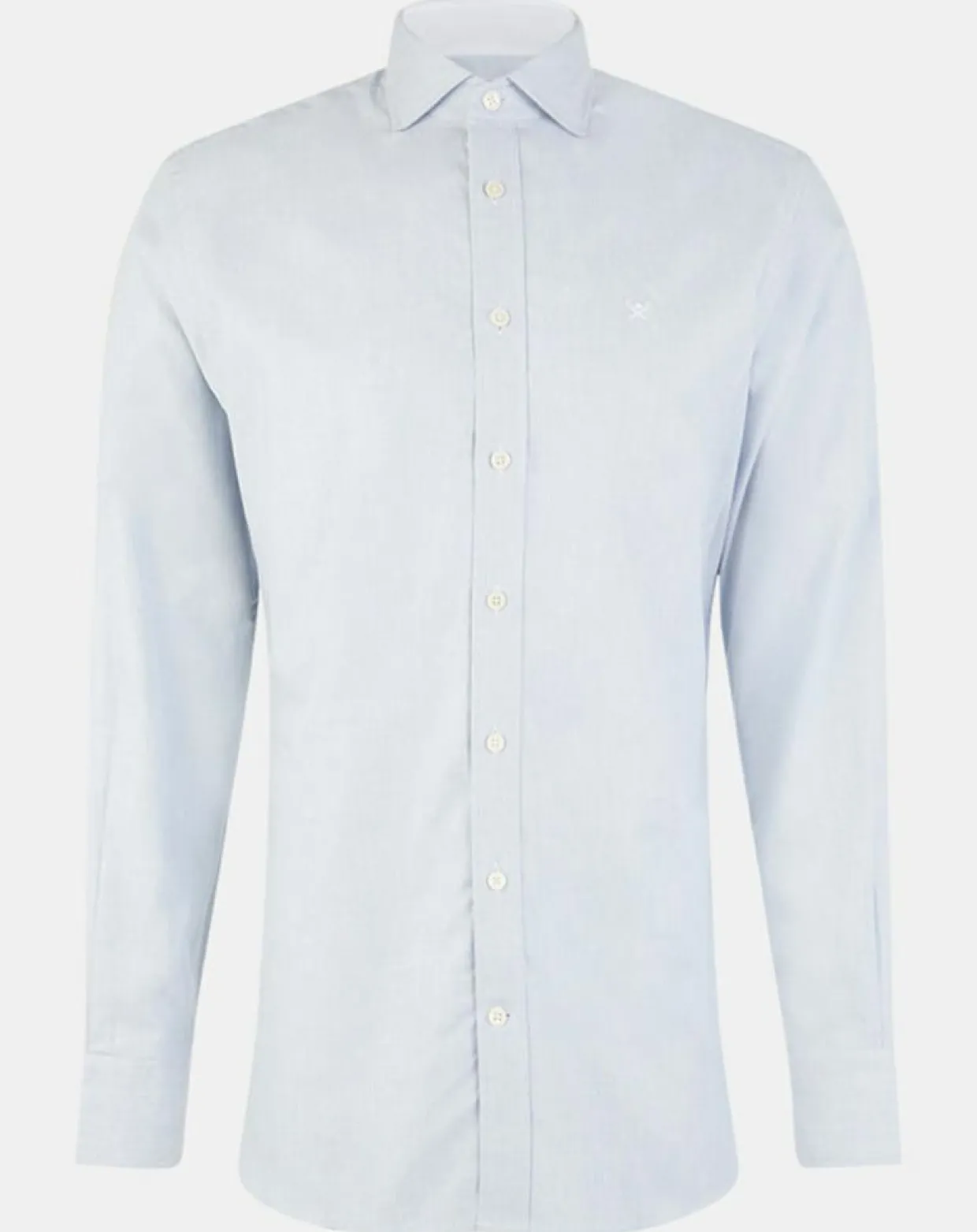Chemise Slim Fit Texturée bleu clair-Hackett London Clearance