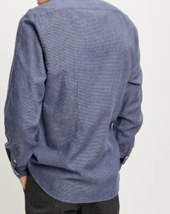 Homme Marc O'Polo Chemises^Chemise slim micro imprimée bleu marine