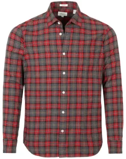 Chemise Slim Storm rouge/noir/écru/camel/gris-Hartford Outlet