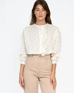 Chemise Sylvany crème-An'ge Outlet