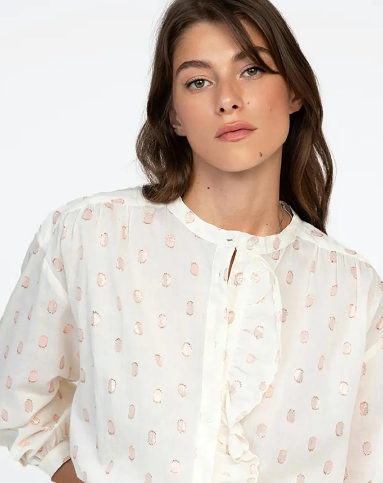 Chemise Sylvany crème-An'ge Outlet