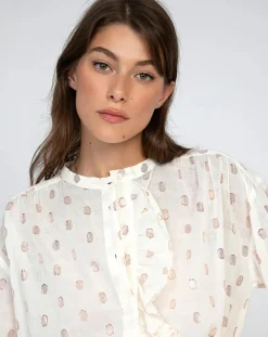 Chemise Sylvany crème-An'ge Outlet