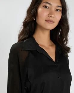 Chemise Vega noire-Lauren Vidal