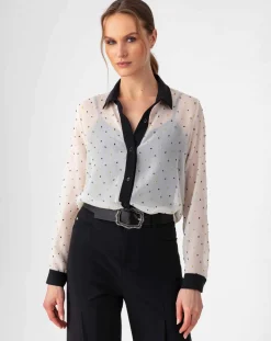 Chemise Ysee plumetis-Indies New