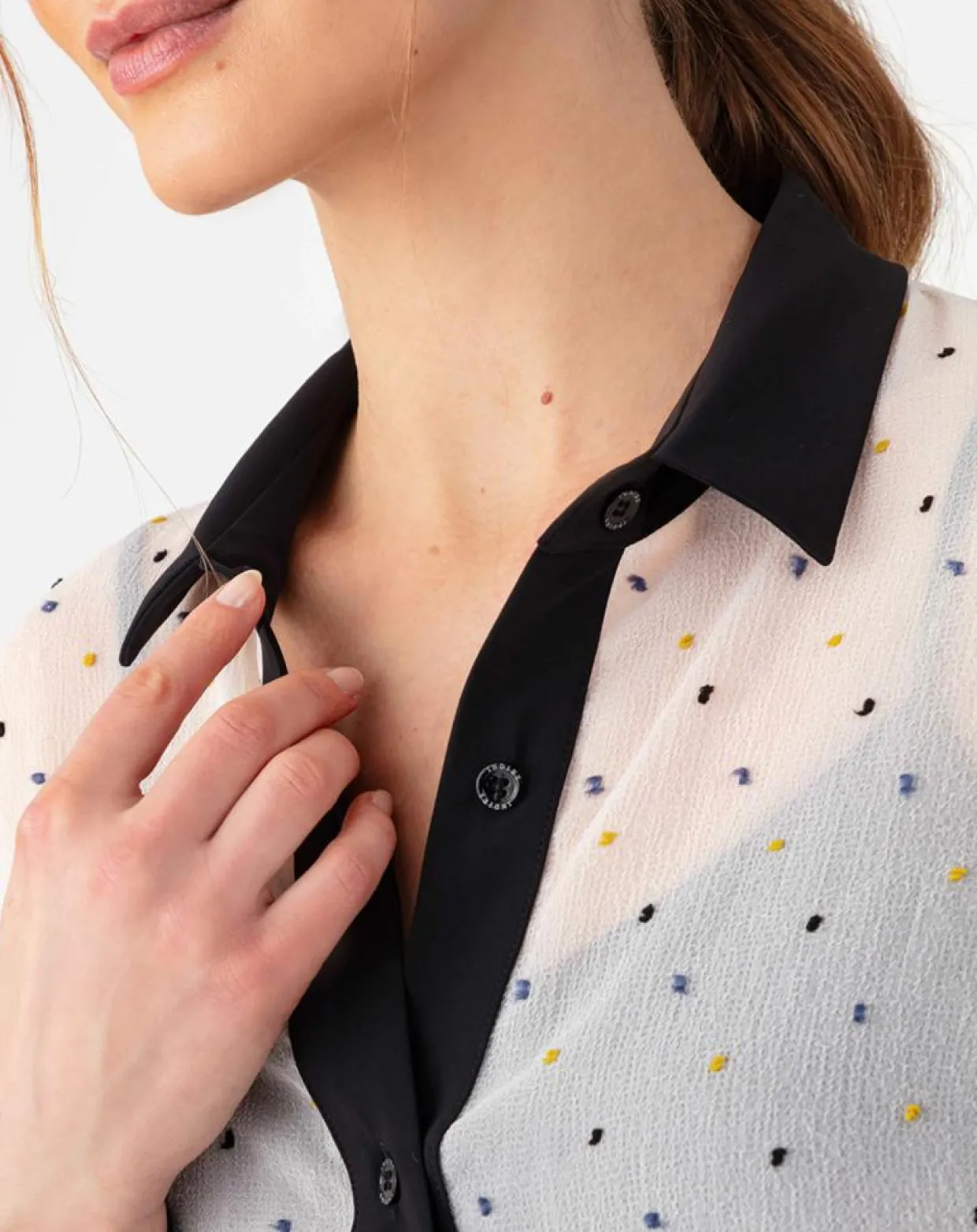 Chemise Ysee plumetis-Indies New