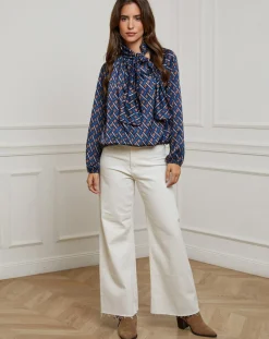 Chemisier Tycia marine-Alice & Charlotte Outlet