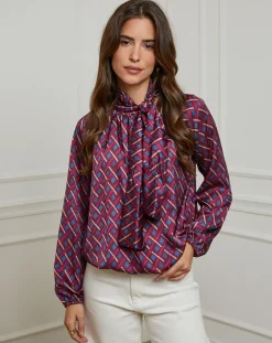 Chemisier Tycia prune-Alice & Charlotte Clearance