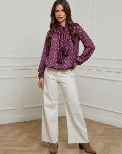 Chemisier Tycia prune-Alice & Charlotte Clearance
