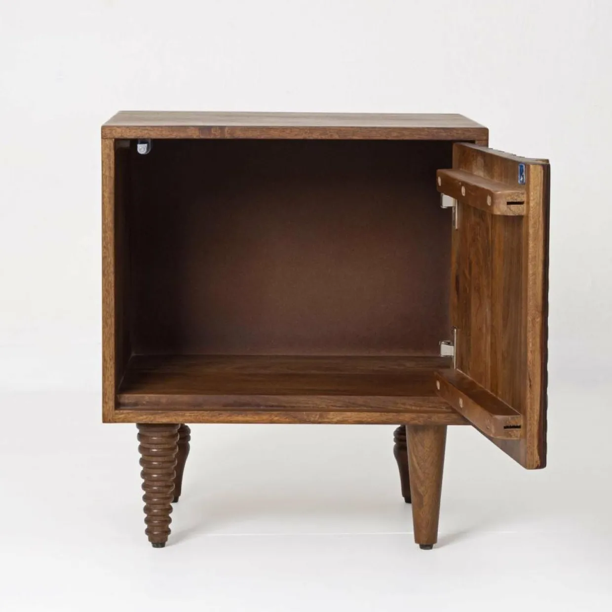 Bois & Chiffons Tables^Chevet 1 portes gauche Manguier Ramon Naturel - 45x40x50 cm