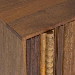 Bois & Chiffons Tables^Chevet 1 portes gauche Manguier Ramon Naturel - 45x40x50 cm