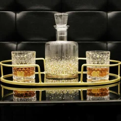 Coffret 4 verres à Whisky transparent-Home Deco Factory Clearance