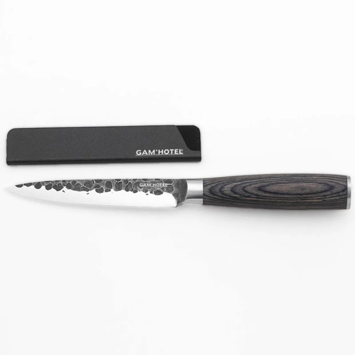 Gam'Hotel Couteaux^Coffret couteau office Rétro noir - D.23 cm