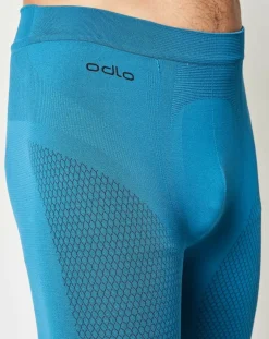 Collant 3/4 technique Evolution Warm Seamless bleu-Odlo Discount
