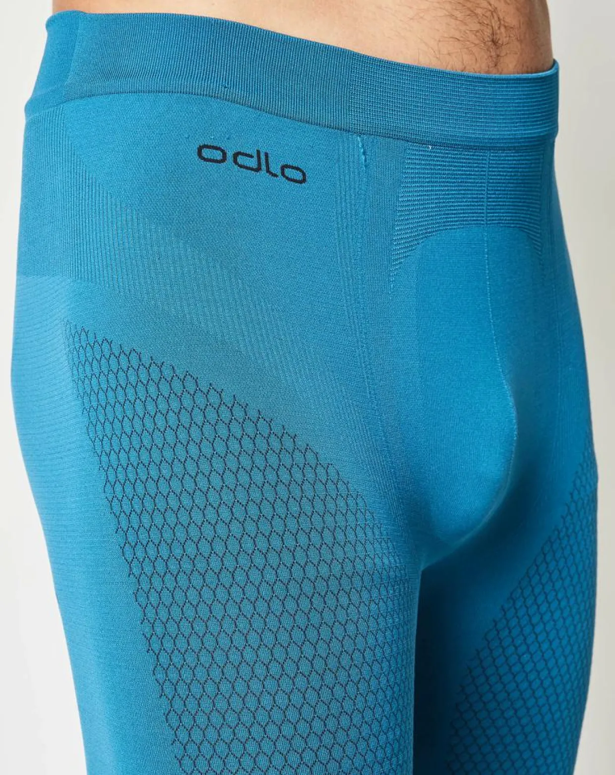 Collant 3/4 technique Evolution Warm Seamless bleu-Odlo Discount