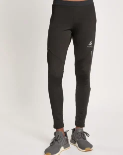 Homme Odlo Pantalons^Collant de ski de fond Ceramiwarm noir