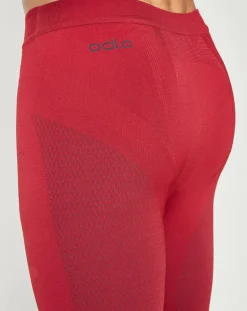 Collant technique 3/4 Evolution Warm Seamless rouge-Odlo Sale