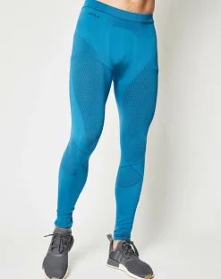 Homme Odlo Pantalons^Collant technique Evolution Warm bleu
