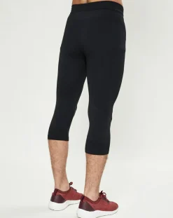 Homme Odlo Pantalons^Collant technique Evolution Warm noir/gris béton