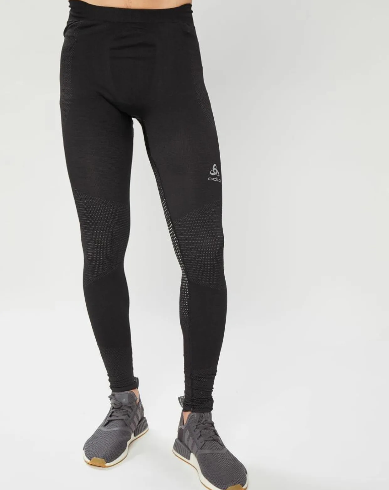 Collant technique Performance Warm noir/gris-Odlo New