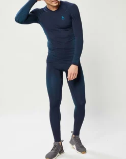 Collant technique Performance Warm bleu-Odlo Online