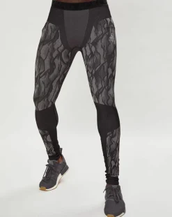 Homme Odlo Pantalons^Collant thermique Blackcomb noir/gris