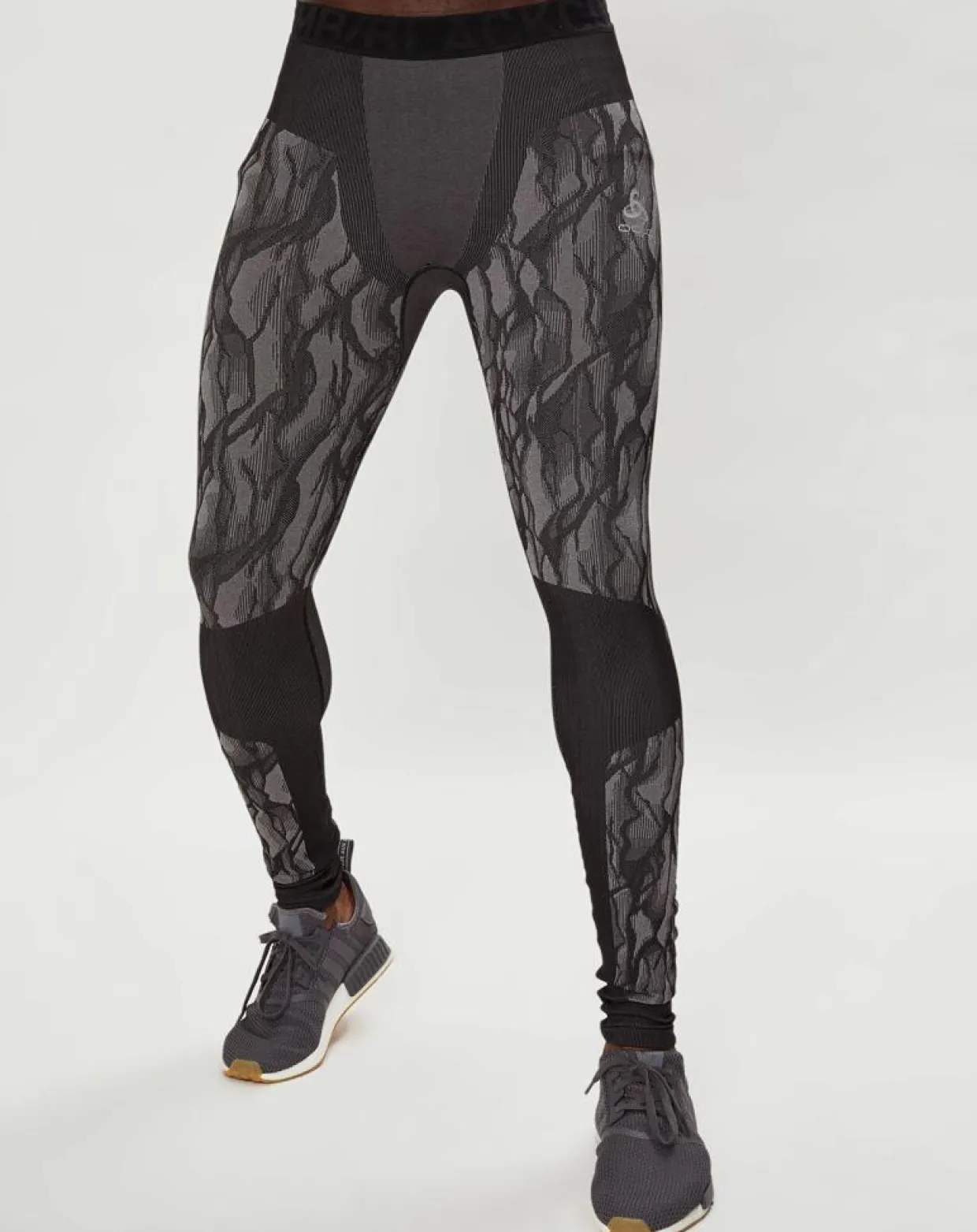 Homme Odlo Pantalons^Collant thermique Blackcomb noir/gris