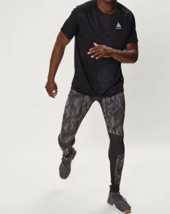 Homme Odlo Pantalons^Collant thermique Blackcomb noir/gris