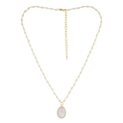 Femme Moonstone Colliers^Collier Adassa Quartz en laiton doré