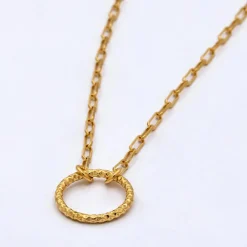 Femme By Rafaella Colliers^Collier Amedea en Argent doré