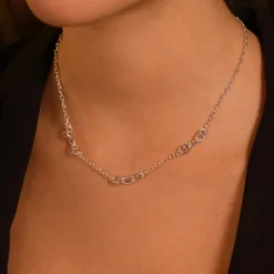 Collier Evelina en Argent-By Rafaella