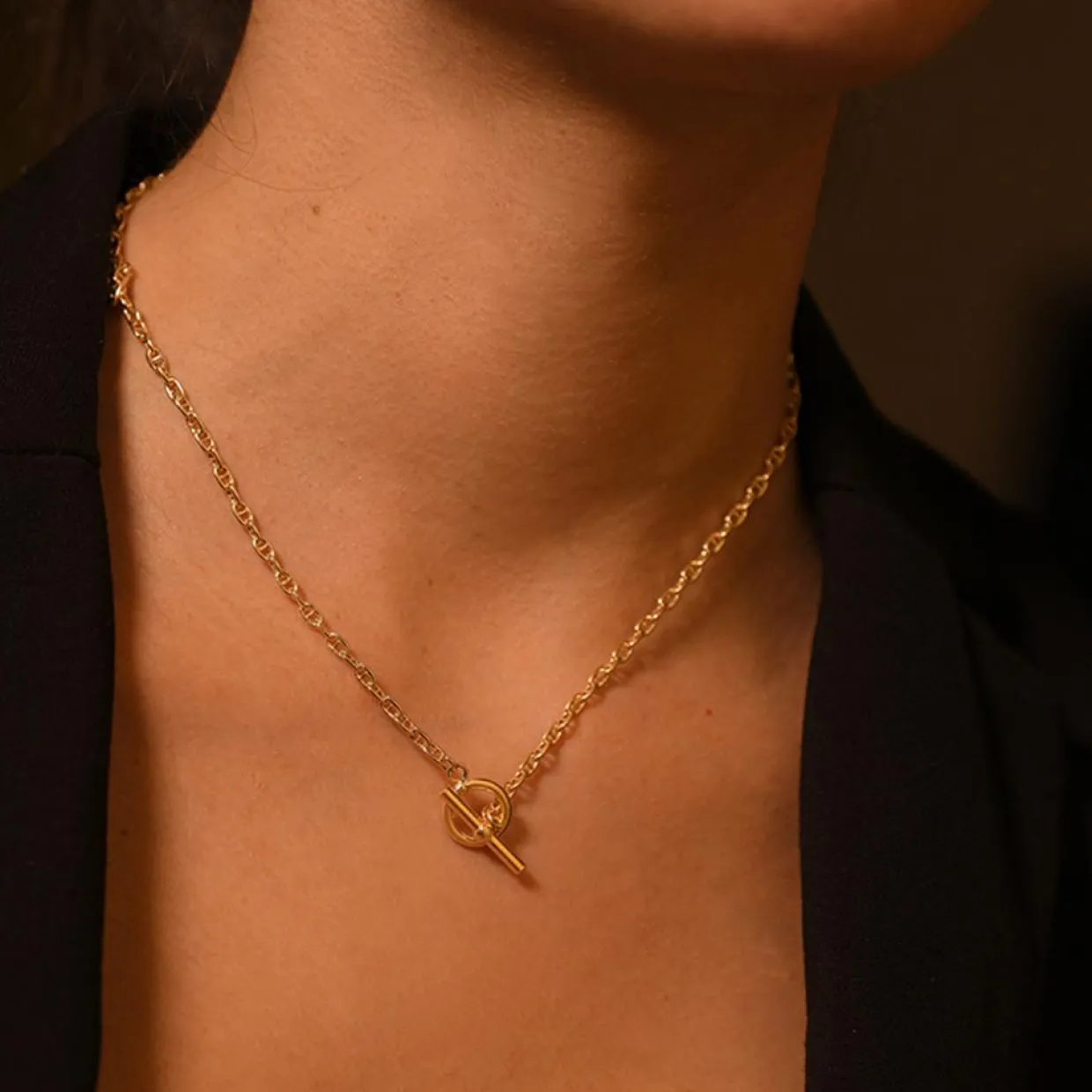 Collier Gisella en Argent doré-By Rafaella Discount