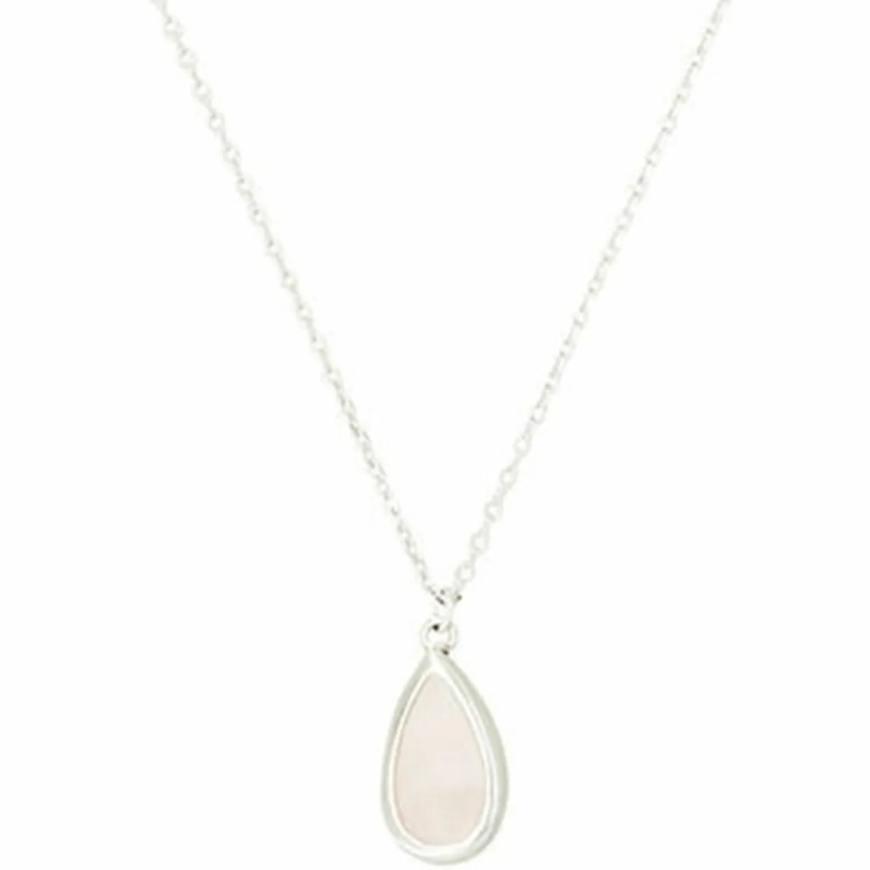 Femme Moonstone Colliers^Collier Lora Quartz rose en laiton argenté
