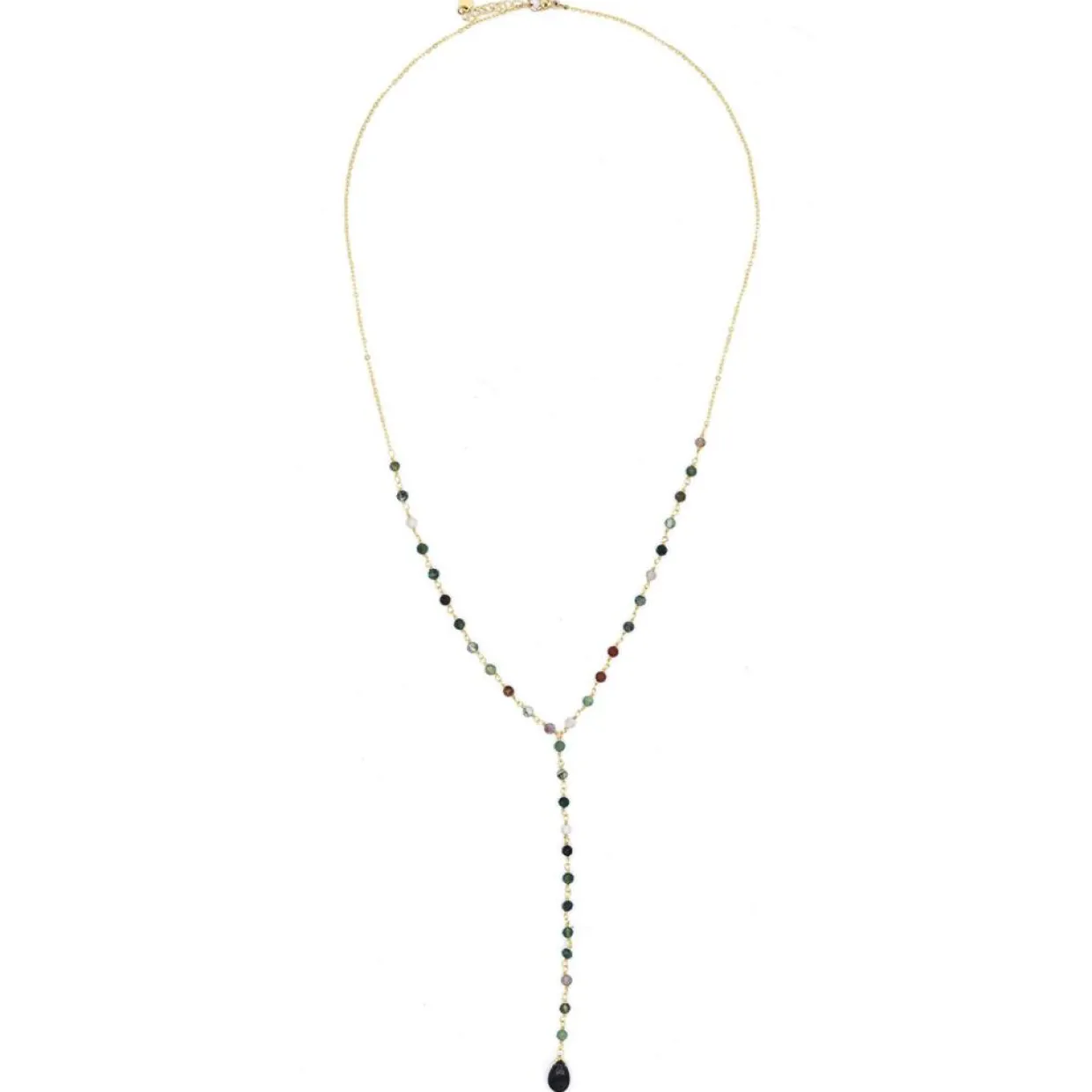 Femme Moonstone Colliers^Collier Maria Agates multicolores en laiton doré