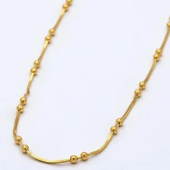 Collier Oria en Argent doré-By Rafaella Clearance