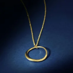 Femme By Rafaella Colliers^Collier Pallos en Argent doré