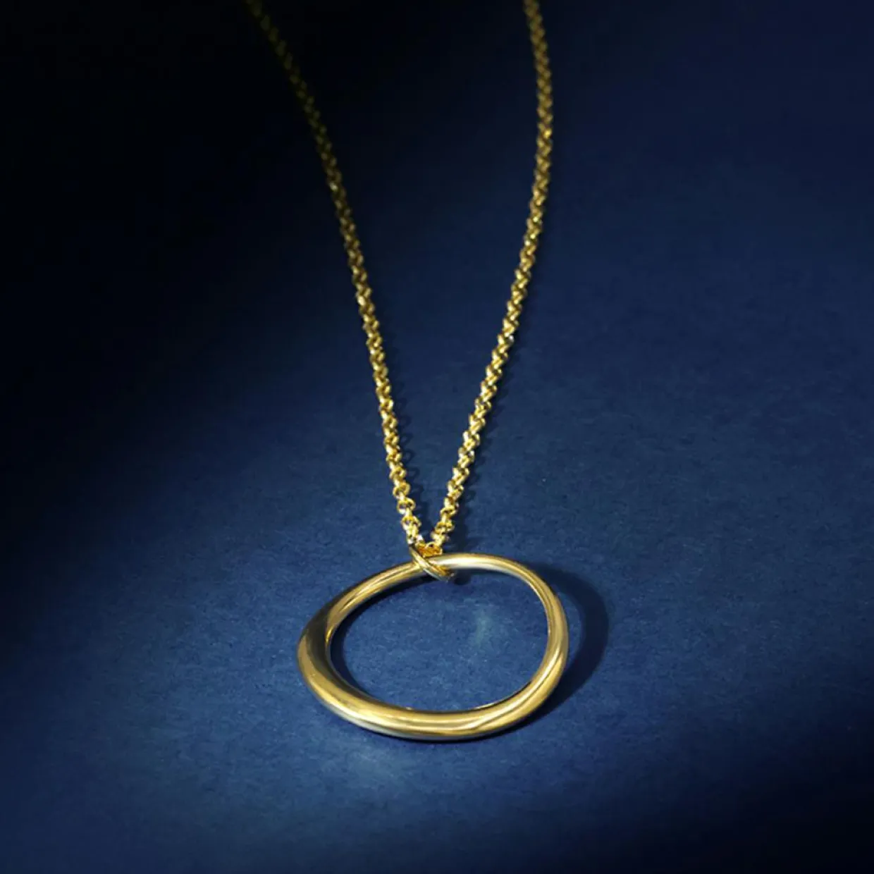 Femme By Rafaella Colliers^Collier Pallos en Argent doré