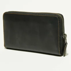 Femme Coach Porte-Monnaie Et Portefeuilles^Compagnon en Cuir Accordion sequins noir - 9.9x18.9 cm