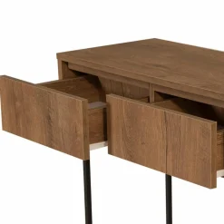 Console Mia noyer/noir - 120x90x36 cm-Wooden Art Discount
