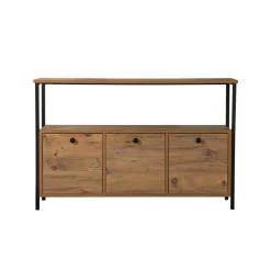 Console Solace pin/noir - 120x77x29.5 cm-Homitis Clearance