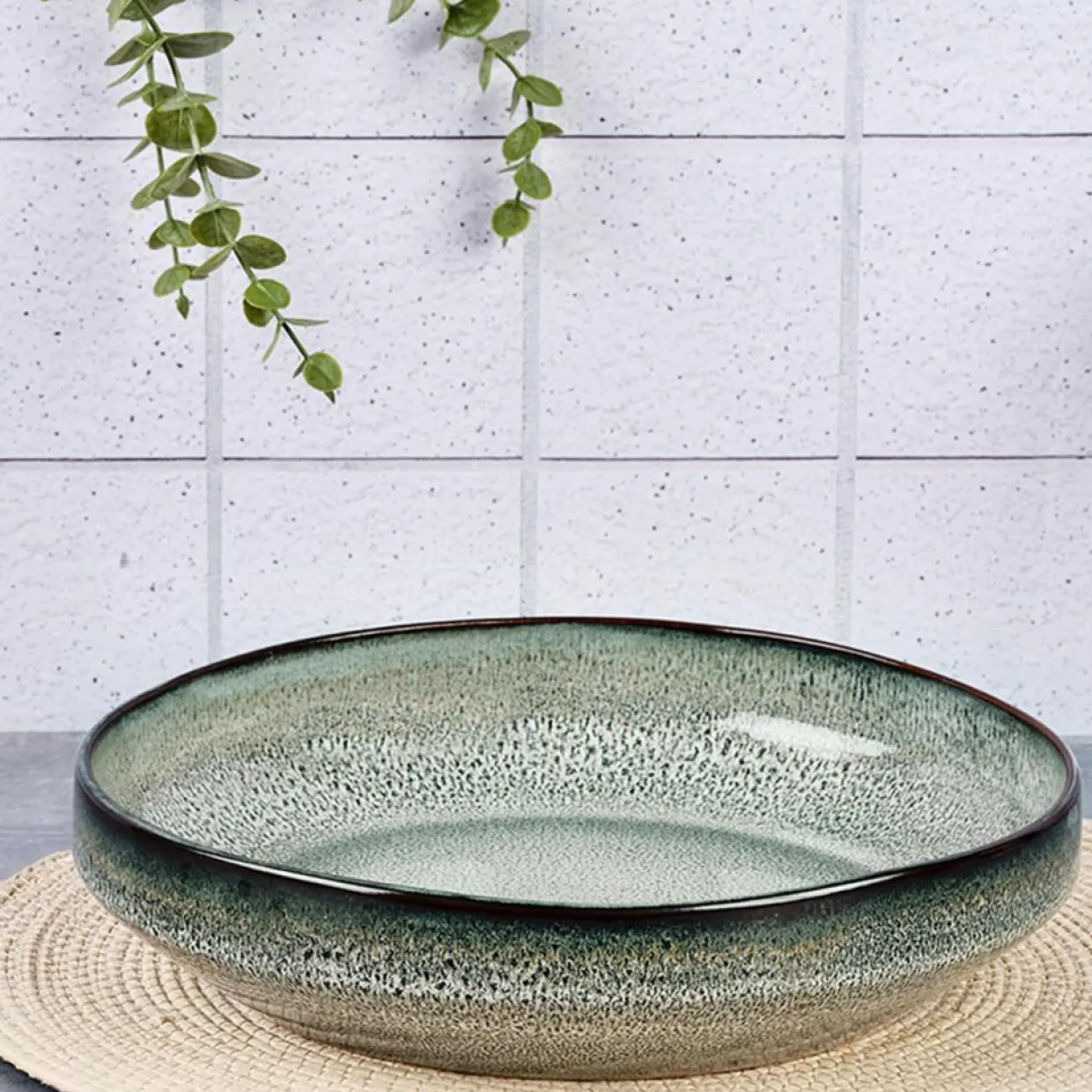 Bjorn Assiettes^Corbeille À Fruits Genesis bleu/gris/kaki - 225 cl
