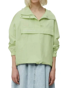 Femme Marc O'Polo Vestes, Blousons^Coupe Vent à Capuche Grande Poche vert fluo