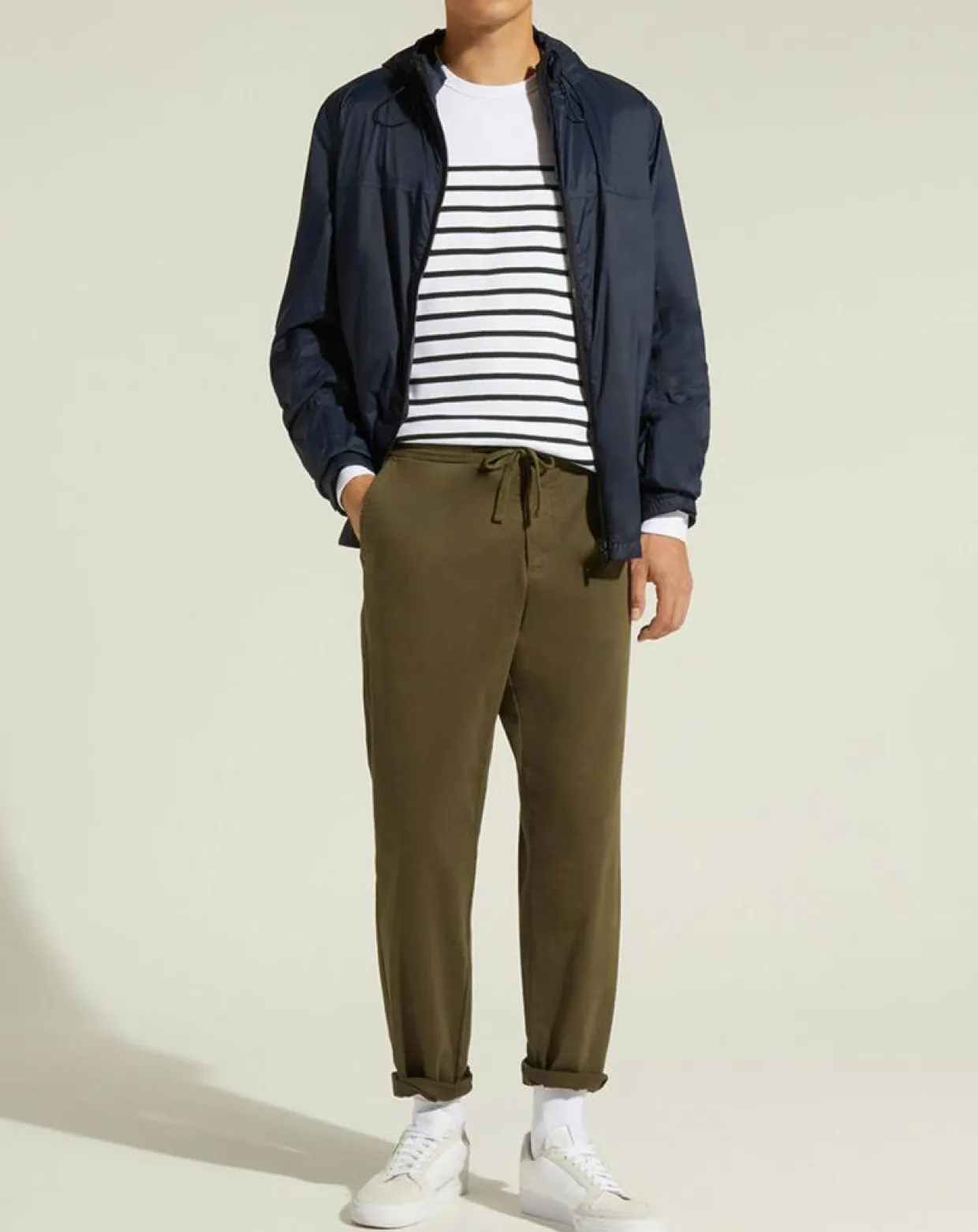 Coupe-vent à Capuche Laway bleu marine-Galeries Lafayette Sale
