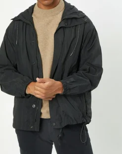 Coupe-vent imperméable à capuche noir-Marc O'Polo Outlet
